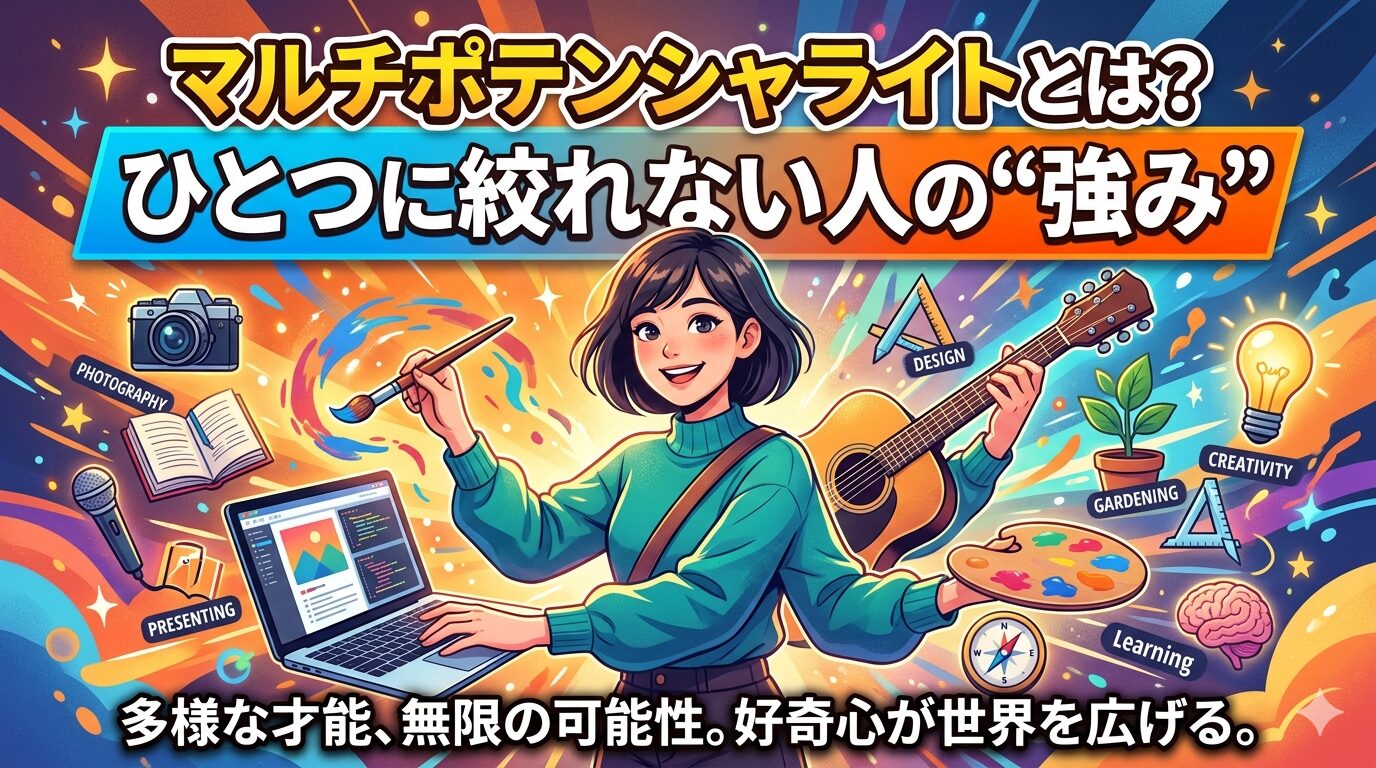 マルチポテンシャライトの強みを示した図