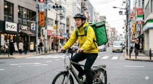 副業をする男性