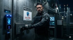 セキュリティで守っている様子