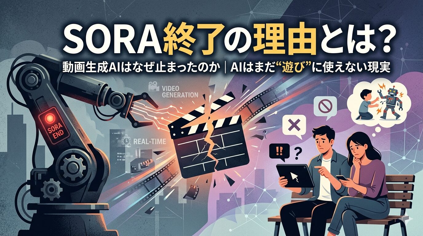 Sora終了の理由を示す図