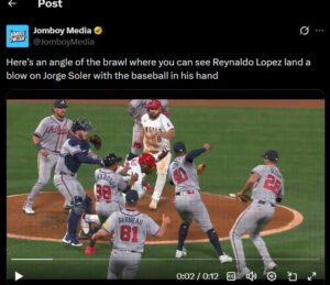 エンゼルスの乱闘