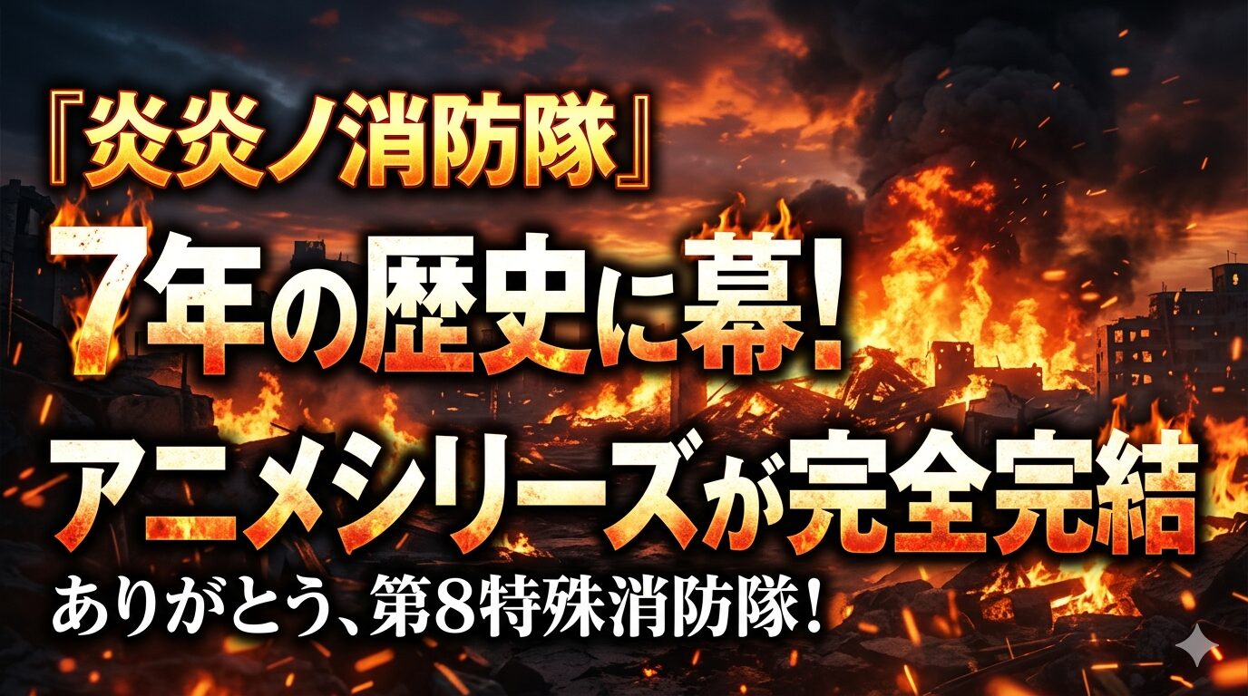 『炎炎ノ消防隊』7年の歴史に幕！アニメシリーズが完全完結