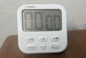 つかっているストップウォッチ
